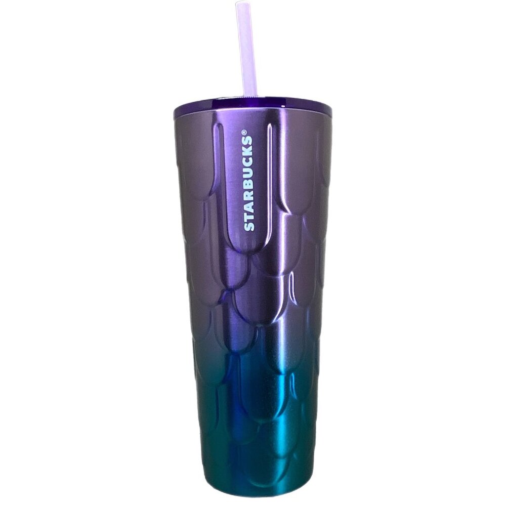 Starbucks 2023 Twilight Ombre Mermaid Stainless Steel Tumbler 24oz Venti NWT